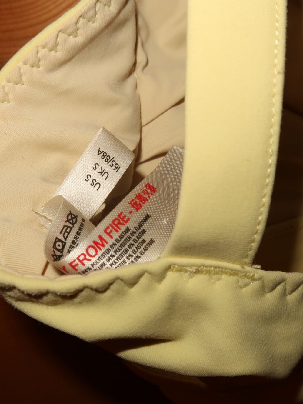 Free People Movement Butter Yellow Sports Bra - Picture 3 of 3